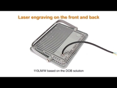 BK02 KCD Hochleuchtstoff Led-Floodlicht Außenbereich mit Farbsteuerungsschalter