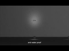 IK02 IP65 wasserdicht Außen-Hochleuchte-Optische Linse 180° Drehhalter Led-Floodlicht