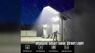 Premium All-in-One-Solar-Straßenlaterne, intelligente Außenbeleuchtung