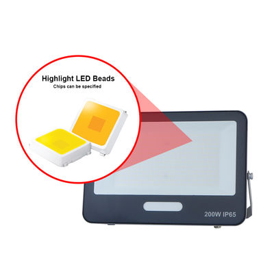 Adjustable color temperature Outdoor LED Flood Lights 3CCT 3000K 4000K 6500K IP65 waterproof grey material for outdoor lighting