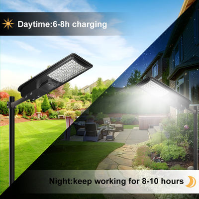 TR-CS All In One Solar LED Straßenleuchte mit 6V20W Solarpanel 20AH Batteriekapazität und 110 lm/w Lumen