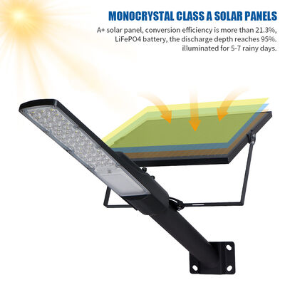 300W IP67 Monocrystalline Solar Street Light with LED Solar Panel for Outdoor Use
