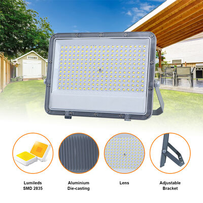 KCD Stadium Garden IP66 Waterproof Ultra Slim Outdoor LED Flood Light with Remote Control 20w to 200w Die Cast Aluminum Floodlight